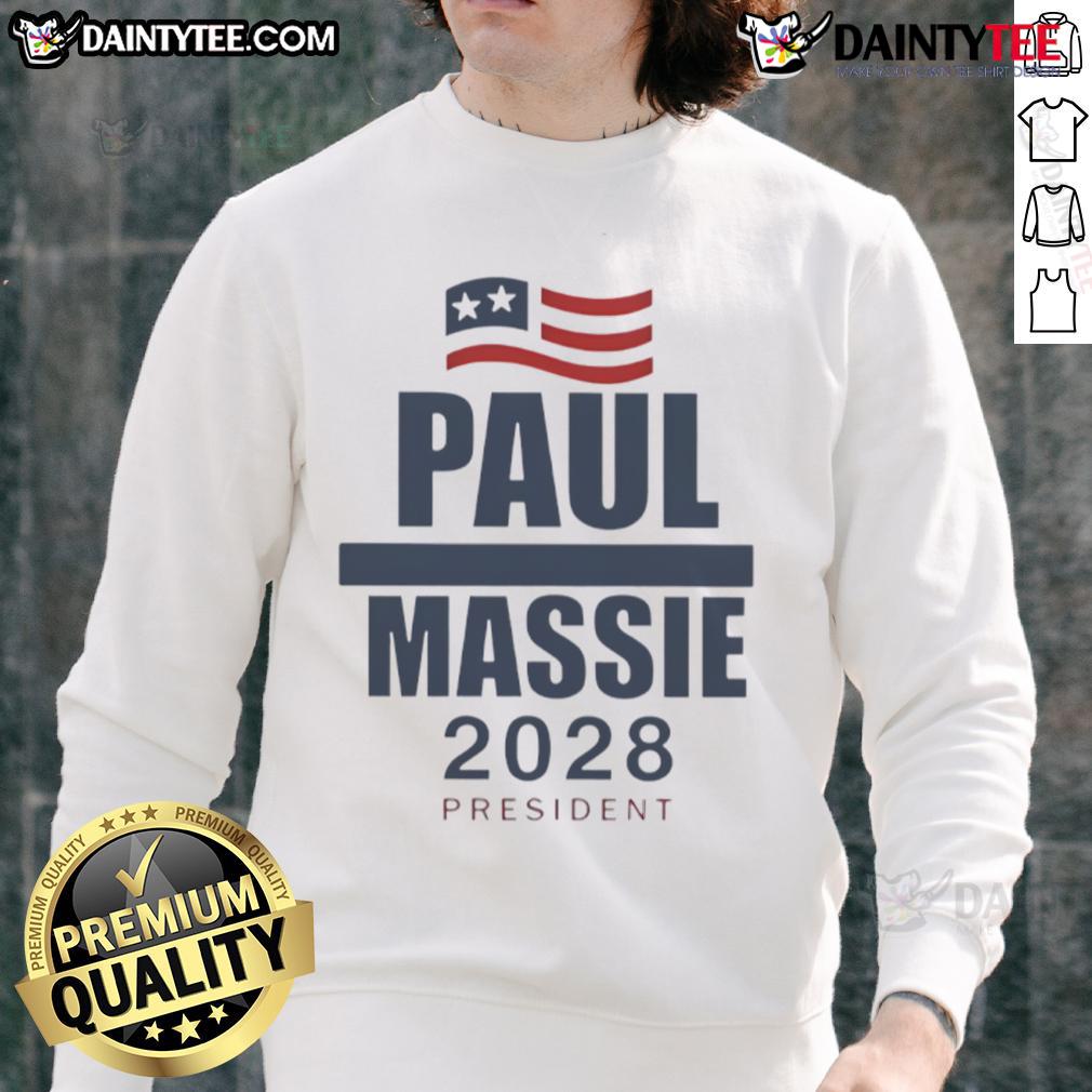 Good Paul Massie 2025 President sweatshirt featuring a bold design and vibrant colors for political supporters.