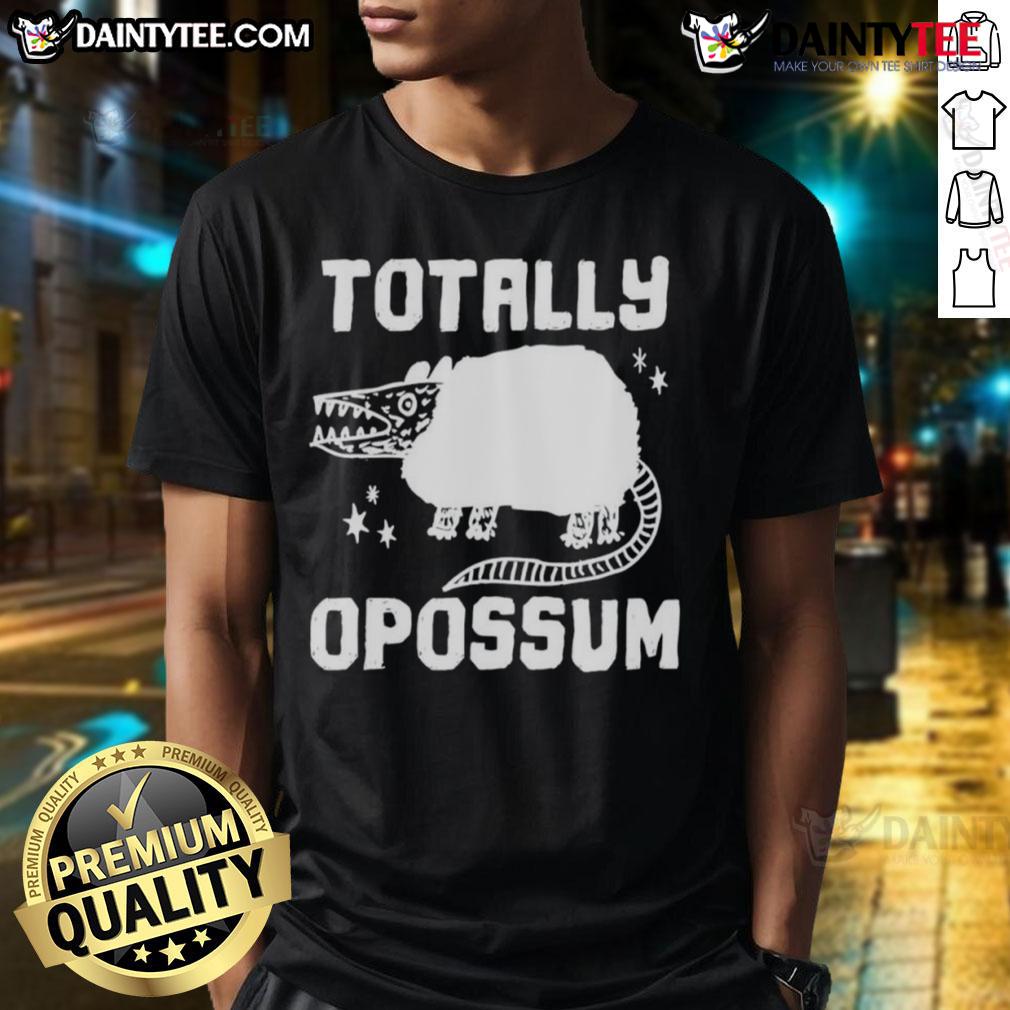 Good Totally Opossum T-Shirt featuring a playful opossum graphic, perfect for animal lovers and casual wear enthusiasts.