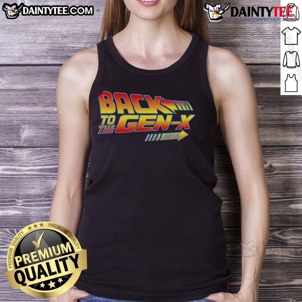 Gen X-inspired tank top featuring nostalgic designs, perfect for retro fashion lovers. Nice back to the Gen X days!