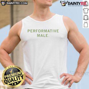 Stylish male wearing a nice performative tank top, showcasing comfort and athletic design for active lifestyles.