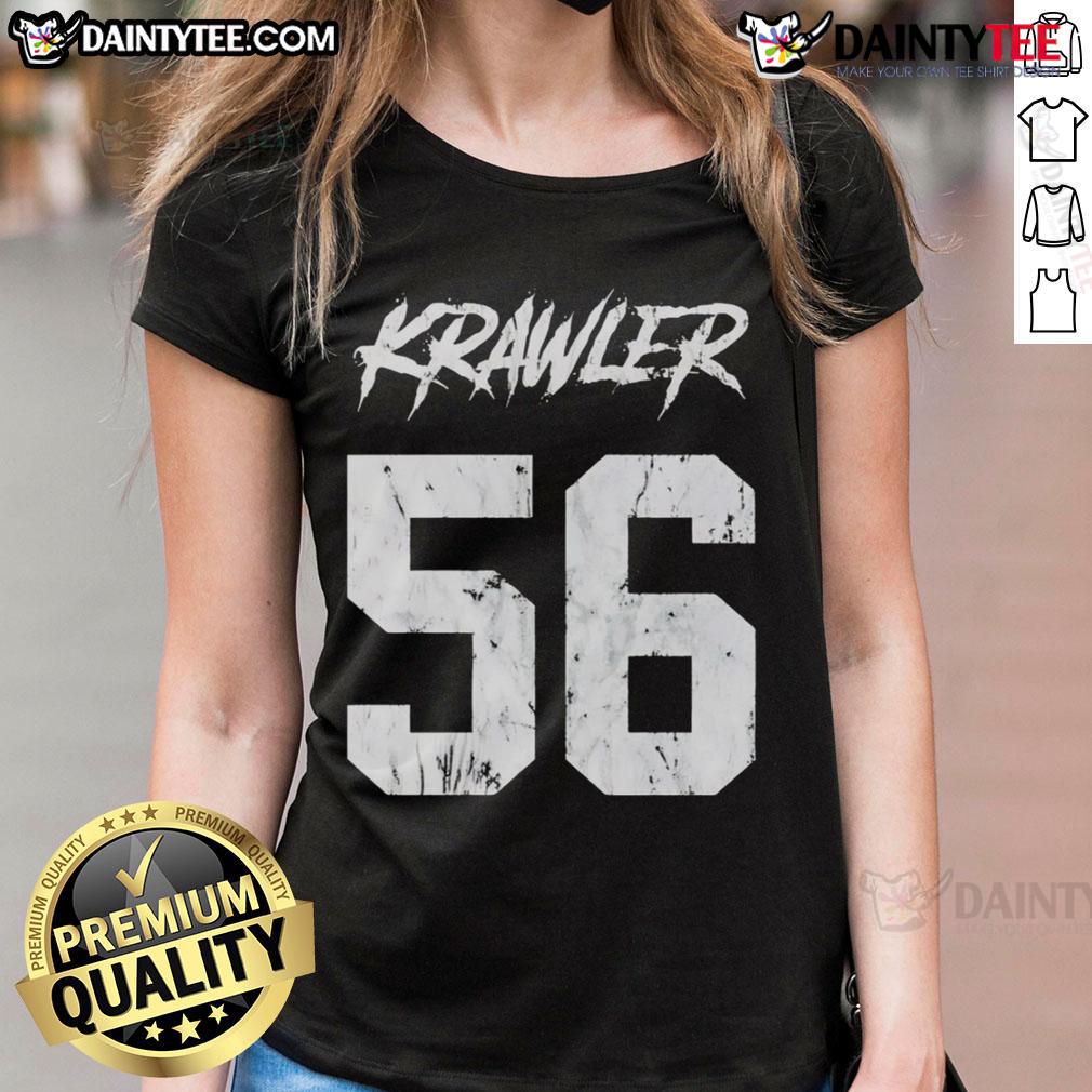 Official Katic Krawlers 56 Ladies Tee featuring a stylish design and comfortable fit for everyday wear.