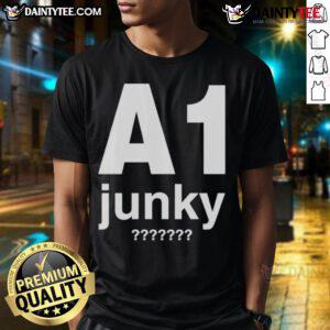 Top A1 Junky T-Shirt featuring a bold graphic design and comfortable fit, perfect for casual wear.