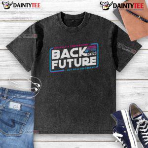 Awesome Back to the Future T-shirt featuring a DeLorean time machine design, perfect for fans of the iconic movie series.