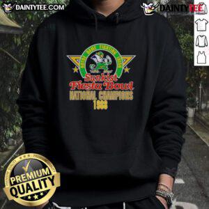 Awesome Notre Dame Sunkist Fiesta Bowl National Champions 1988 Hoodie showcasing vintage college football style.