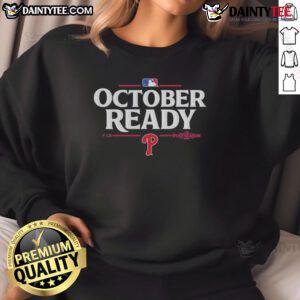 Awesome October-ready Philadelphia Phillies 2025 postseason sweatshirt featuring team logo and vibrant colors.