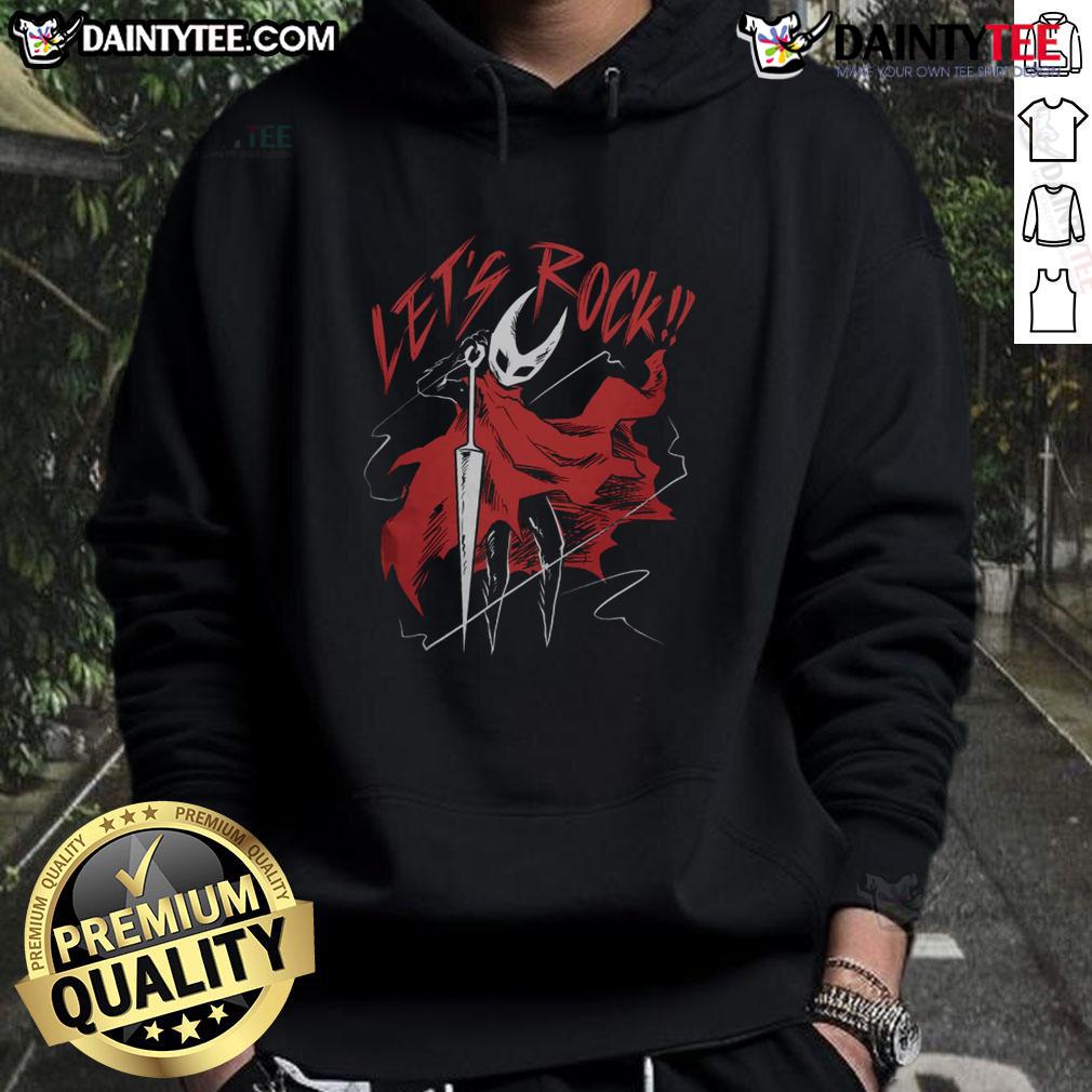 Awesome Silksong Let's Rock Time To Survive Hoodie design featuring vibrant graphics and cozy fabric for gamers.
