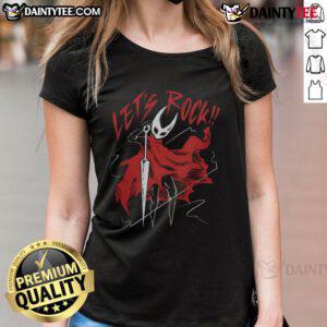 Awesome Silksong Let's Rock Time to Survive Ladies Tee featuring vibrant graphics and stylish design for gamers.