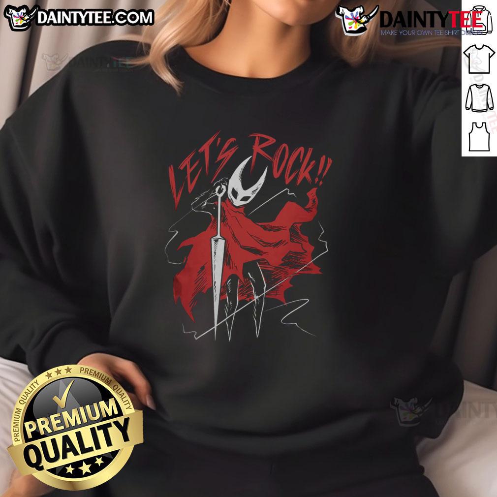 Awesome Silksong Let's Rock Time to Survive sweatshirt featuring vibrant graphics and stylish design for gamers.