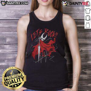Alt Text: Awesome Silksong Let's Rock Time to Survive tank top featuring vibrant graphics and stylish design for gamers.