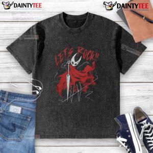 Alt Text: Awesome Silksong Let's Rock washed t-shirt featuring vibrant graphics and a casual design for gamers and fans.