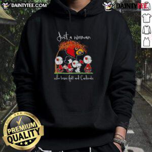 Alt Text: Awesome Snoopy and friend Arizona Cardinals football hoodie for fall lovers, perfect for game day.