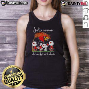 Alt Text: Awesome Snoopy and friend Arizona Cardinals football tank top for fall lovers, featuring vibrant colors and fun design.