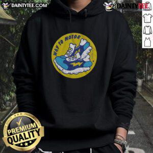 Alt Text: Awesome Way to Motor Scratch N Sniff Hoodie featuring vibrant colors and playful design for a unique fashion statement.