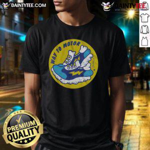 Awesome Way To Motor Scratch N Sniff T-Shirt featuring vibrant graphics and a playful design for car enthusiasts.