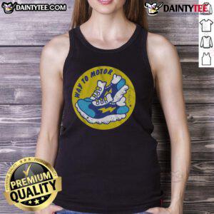 Awesome Way to Motor Scratch-N-Sniff Tank Top featuring vibrant colors and unique design for summer style.