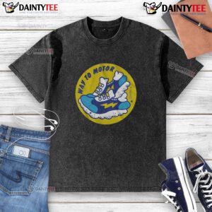 Awesome way to motor scratch 'n' sniff on a washed t-shirt design featuring vibrant colors and unique graphics.