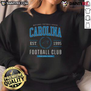 Cozy Good Carolina Panthers Football Club sweatshirt in team colors, perfect for game day and casual wear.
