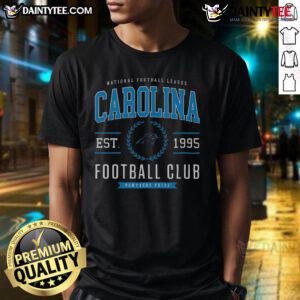 Good Carolina Panthers Football Club T-Shirt featuring team colors and logo, perfect for fans and game day.