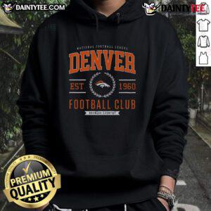 Good Denver Broncos Football Club hoodie in team colors, perfect for fans showing support on game day.