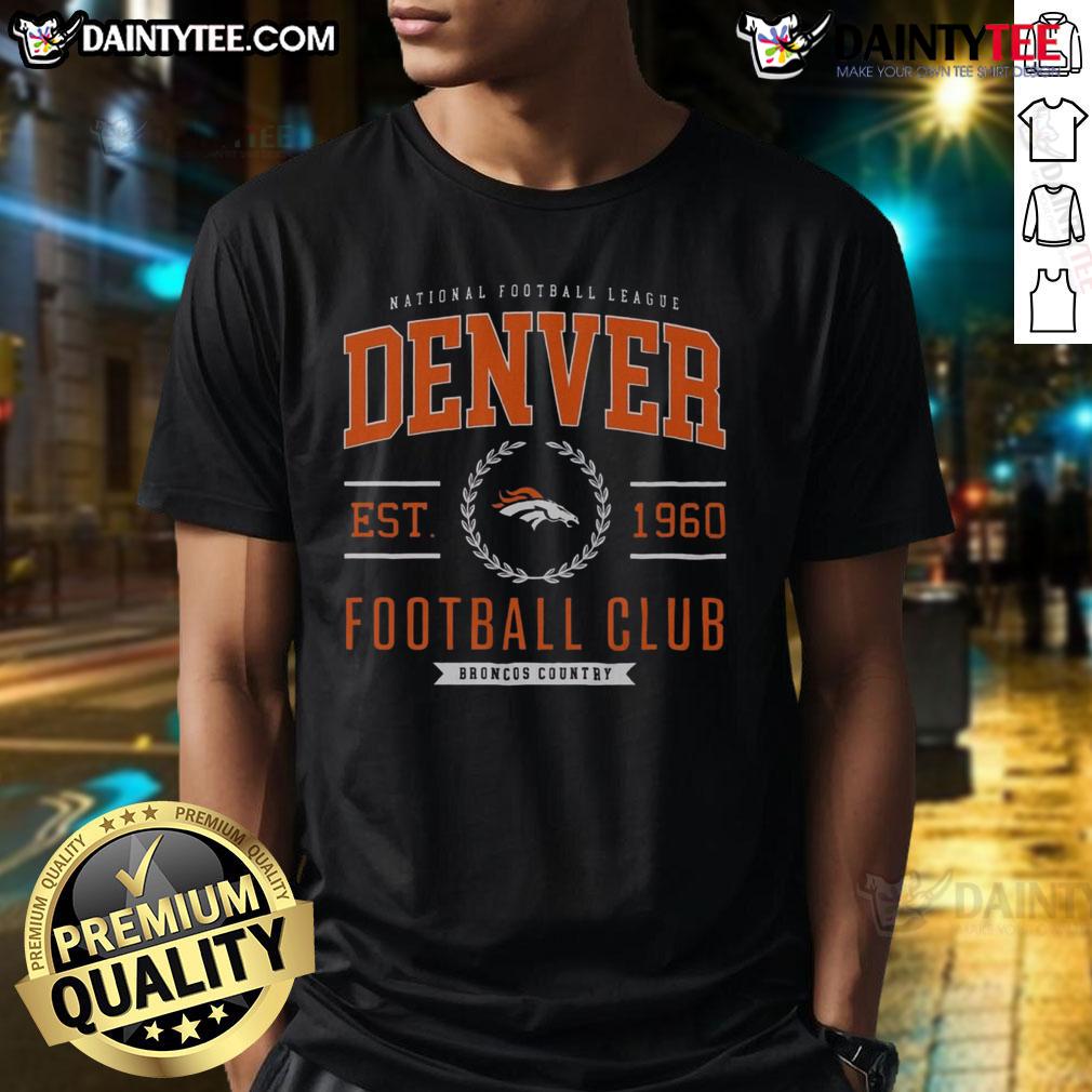 Good Denver Broncos Football Club T-Shirt featuring team colors and logo, perfect for fans supporting the Broncos.