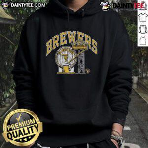 Good Milwaukee Brewers Go Brewers hoodie featuring team colors and logo, perfect for fans supporting the Brewers.