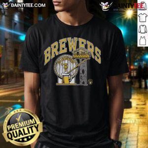 Good Milwaukee Brewers Go Brewers T-Shirt featuring team colors and logo, perfect for fans supporting the Brewers.