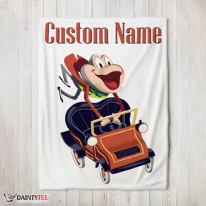 Top Disney Mr Toad Vintage Cartoon Blanket Fleece Customized Blanket
