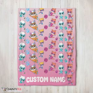 Top Disney SuperKitties Squad Purrfect Heroes Blanket Fleece Customized Blanket