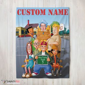 Top Recess Cartoon Miss Finster Grade 5 Blanket Fleece Customized Blanket