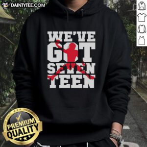 Awesome Buffalo Bills Weve Got Seventeen Hoodie in navy blue, featuring bold team graphics and a comfortable fit.