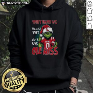 Alternative view of Awesome Grinch They Hate Us Because They Ain't Us Ole Miss Rebels Football T-Shirt