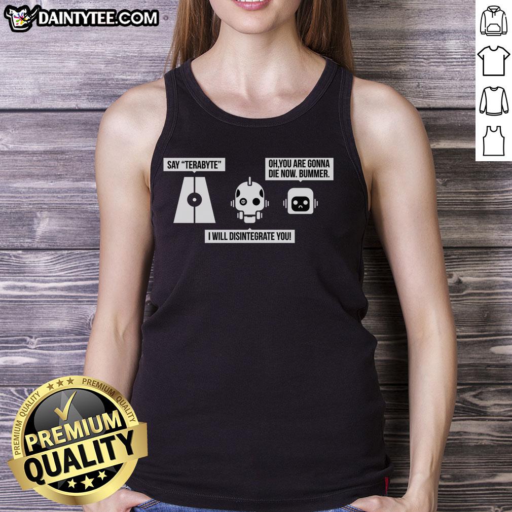 Awesome Love, Death and Robots The Three Robots tank top featuring vibrant artwork and stylish design for fans.