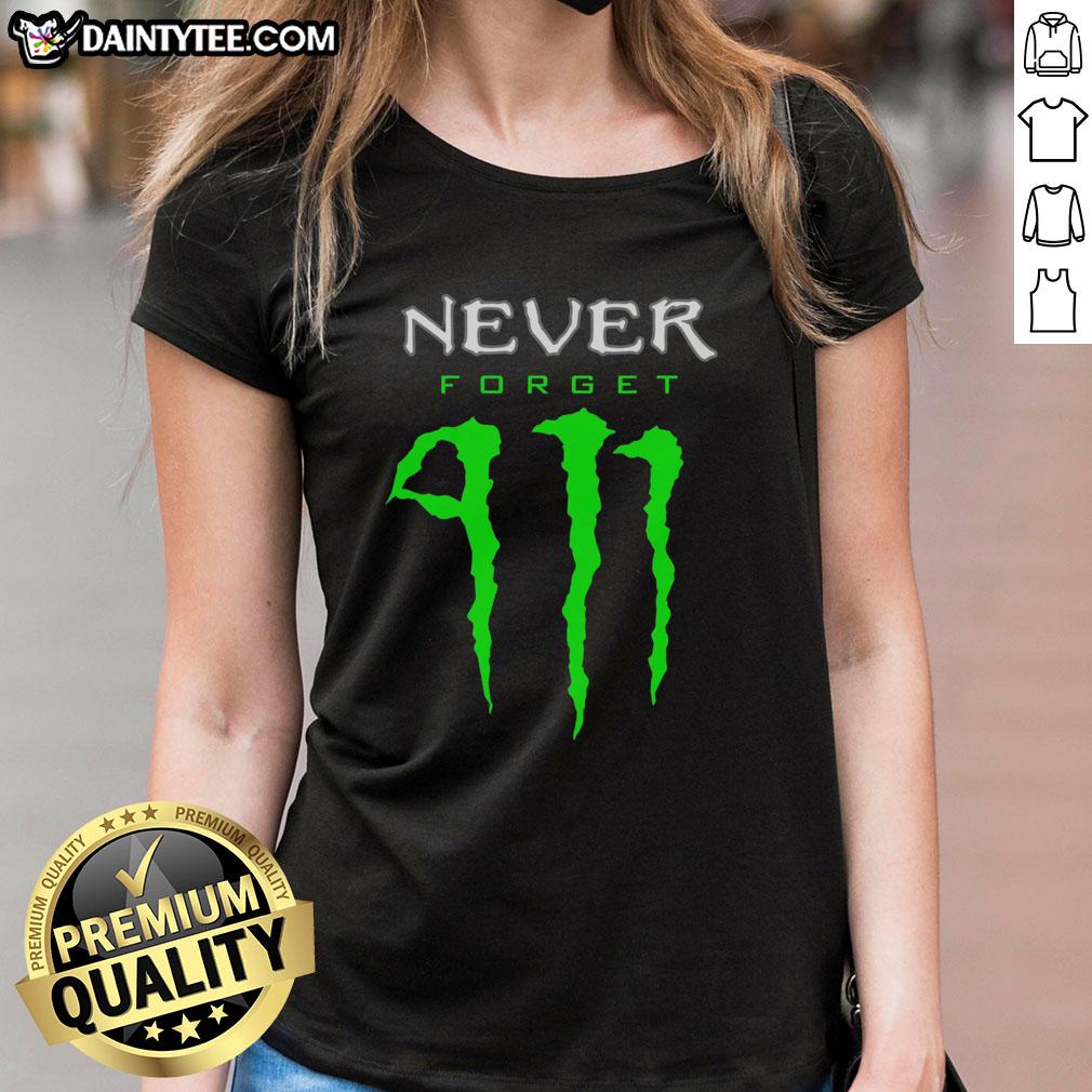 Awesome Never Forget Energy Drink Ladies Tee featuring vibrant graphics and a stylish fit for casual wear.