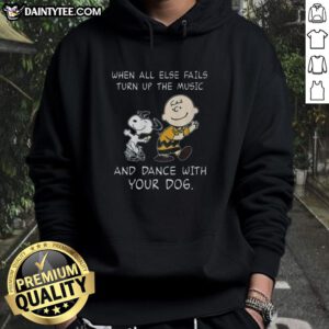 Awesome Peanuts Snoopy hoodie featuring a dog dancing with music, perfect for pet lovers and fun fashion.
