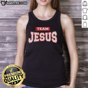 Awesome Team Jesus Christian Patriot Tank Top featuring bold graphics and a patriotic design for faith-filled fashion.