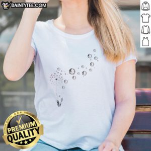 Alt Text: Good Dandelion Flower Florida Seminoles Football Logo on Ladies Tee, perfect for fans and casual wear.