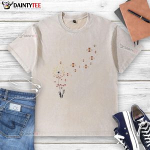 Good Dandelion Flower Iowa State Cyclones football logo washed t-shirt in vibrant colors, perfect for fans.
