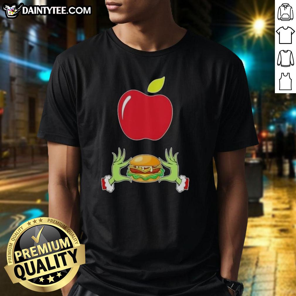 Good Grinch Hands Love Applebee's Merry Christmas T-Shirt featuring festive design and holiday spirit for joyful celebrations.