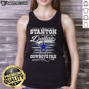 Good I Am A Stanton tank top for Cowboys fans, perfect for showing team spirit anywhere, even outside Dallas.