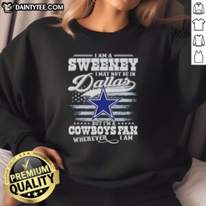 Good I Am A Sweene sweatshirt for Cowboys fans, showcasing pride for Dallas team anywhere.