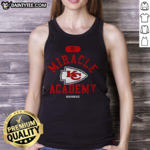 Good NFL Kansas City Chiefs Miracle Academy Nahmias tank top featuring vibrant team colors and logo for fans.