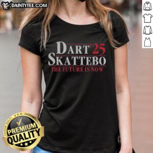 Hot Jaxson Dart and Cam Skattebo NFL Football Ladies Tee - stylish design celebrating The Future Is Now theme.