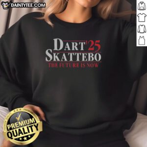 Hot Jaxson Dart and Cam Skattebo NFL sweatshirt: 'The Future Is Now' featuring bold graphics and stylish design.