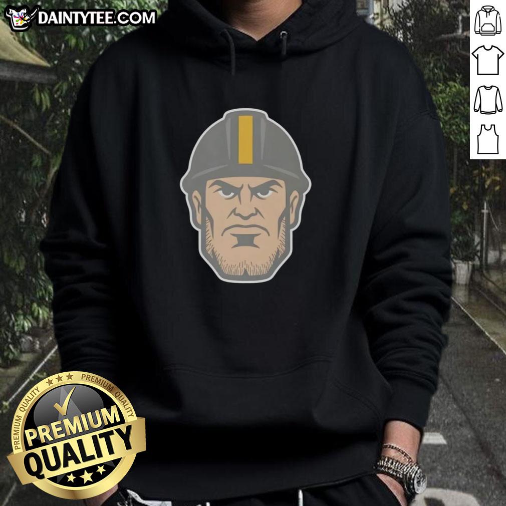 Alt Text: Adult Pittsburgh Steelers Steel Head Hoodie featuring bold logo design, perfect for fans showing team spirit.