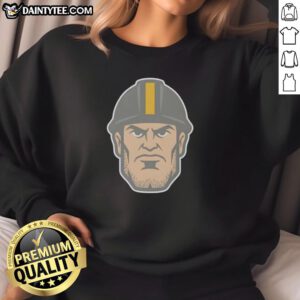 Alt Text: Hot Pittsburgh Steelers Steel Head adult logo sweatshirt featuring bold team colors and iconic logo design.