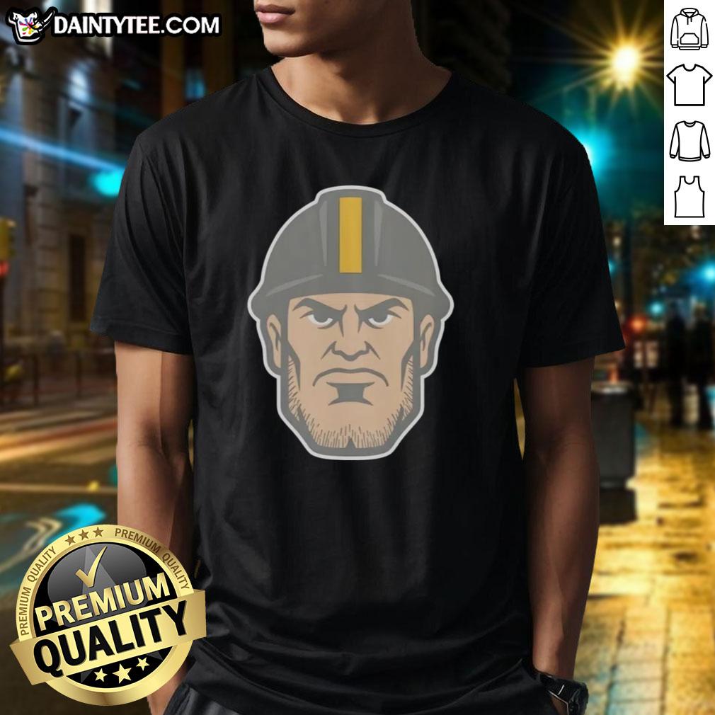 Hot Pittsburgh Steelers Steel Head Adult Logo T-Shirt featuring bold team logo, perfect for Steelers fans and game day wear.