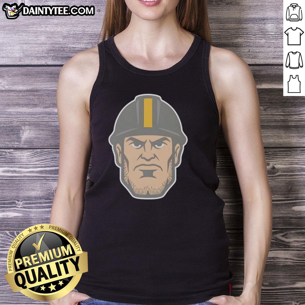 Alt Text: Hot Pittsburgh Steelers Steel Head Adult Logo Tank Top featuring bold team colors and iconic logo design.