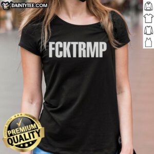 Nice Hot Fck Trump Ladies Tee featuring bold graphic design, perfect for expressing your political stance in style.