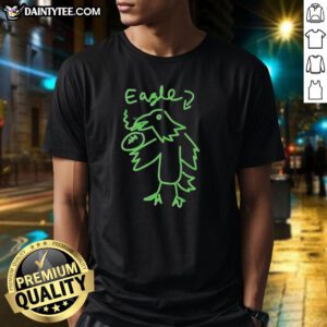 Alt Text: Official Eagle Philadelphia Eagles Kelly Green T-Shirt featuring team logo and vibrant color for loyal fans.