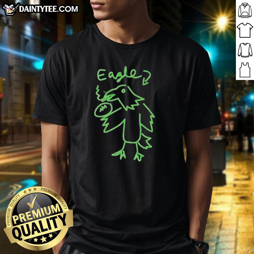 Alt Text: Official Eagle Philadelphia Eagles Kelly Green T-Shirt featuring team logo and vibrant color for loyal fans.